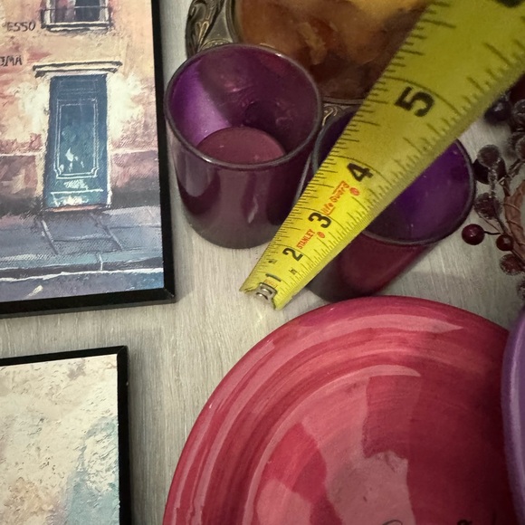 Italian Tuscany Themed Decor - frames, coasters, candles, plates, wine scarves - Picture 7 of 12